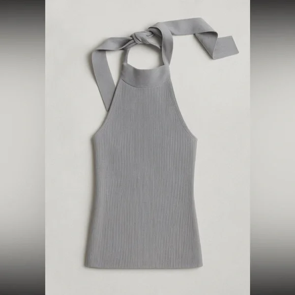 A.L.C. Merino Wool Ribbed Top - Picture 2 of 5